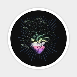 Genderfae Heart Tree of Life Magnet